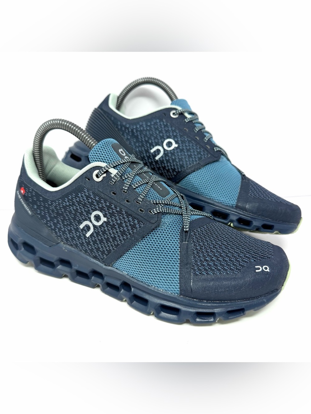 On Footwear Women’s Cloudstratus Running Shoes Sz 7.5 Navy Dust Sneakers GUC